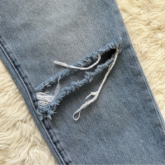 Current/Elliott Jeans The Vintage Cropped Slim in 2 Year Destroy Distressed 27 - Picture 8 of 14